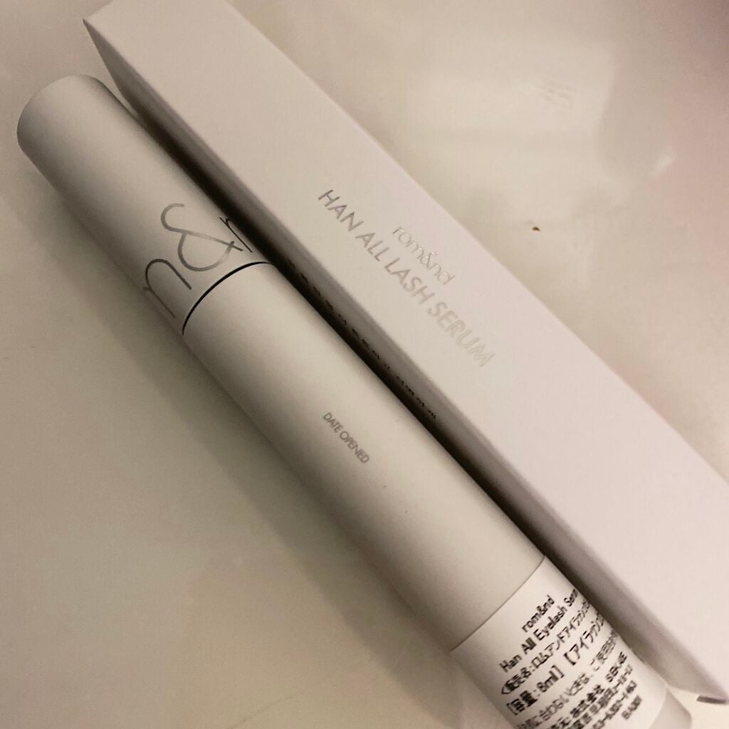 ハンオールラッシュセラム/rom&nd/まつげ美容液を使ったクチコミ(1枚目)