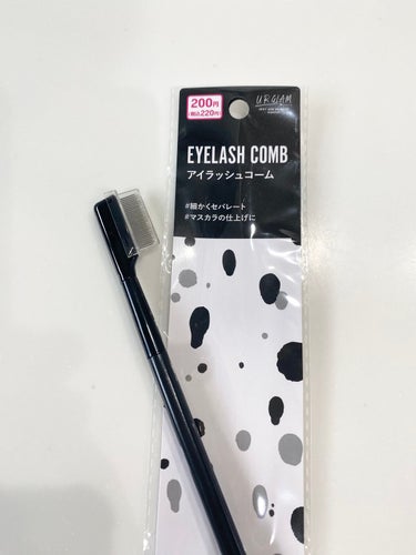 UR GLAM    EYELASH COMB/U R GLAM/メイクブラシを使ったクチコミ（1枚目）