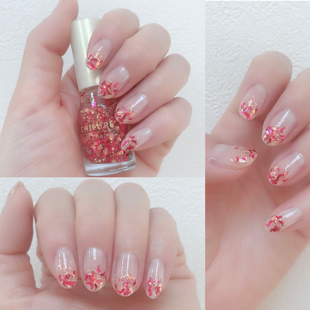 ネイル エナメル/ちふれ/マニキュアを使ったクチコミ(5枚目)