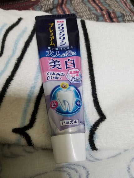クリアクリーン プレミアム 美白(薬用ハミガキ)/クリアクリーン/歯磨き粉を使ったクチコミ(1枚目)