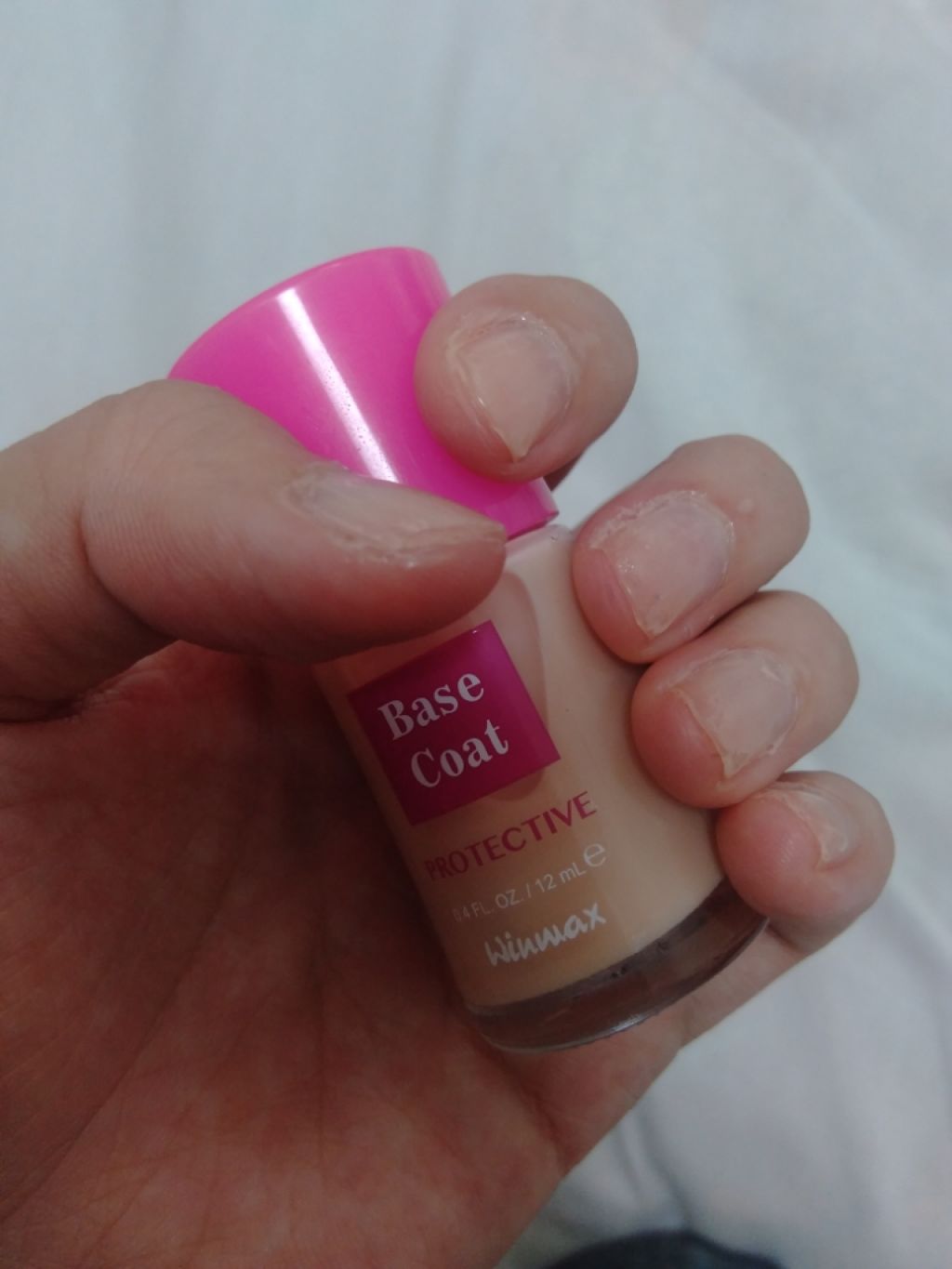 ウィンマックス ネイルケアシリーズ ベースコート/DAISO/ネイルベースコートを使ったクチコミ（1枚目）