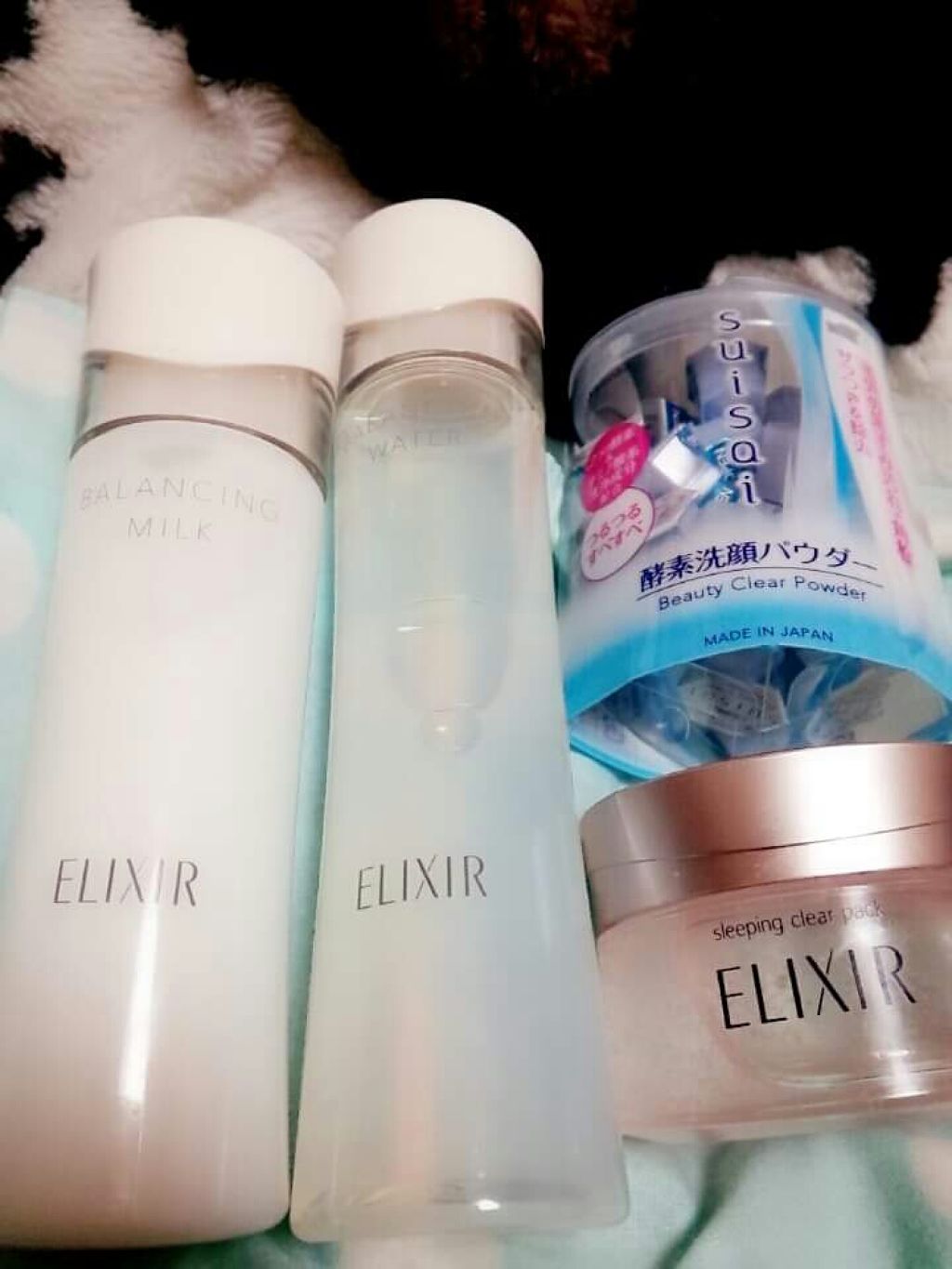 エリクシール ホワイト ブライトニング スリーピングジェルパック/エリクシール/フェイスクリームを使ったクチコミ（1枚目）