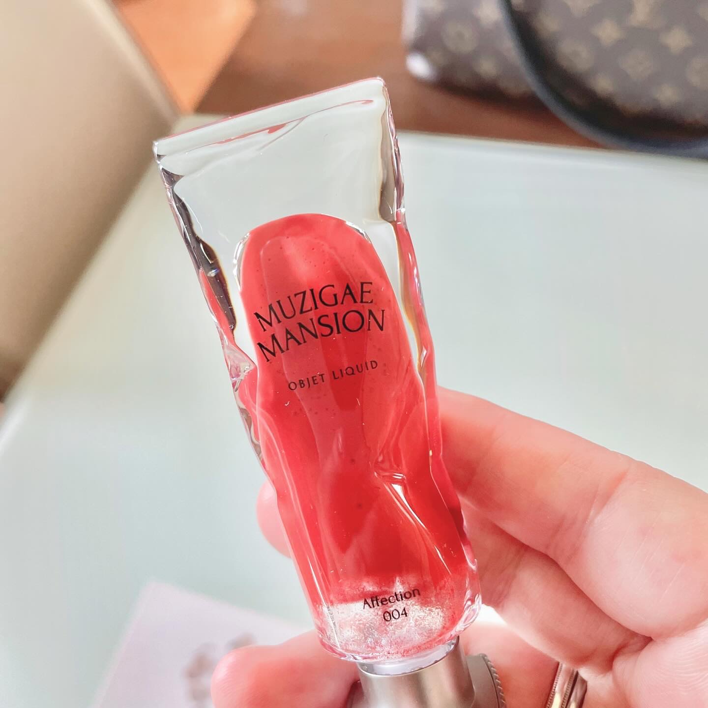 オブジェリキッド 004 Affection/MUZIGAE MANSION/口紅を使ったクチコミ（2枚目）