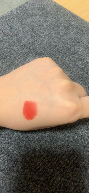 MAISON KITSUNE VELVET LIP TINT RED INTENSE/3CE/口紅を使ったクチコミ（2枚目）