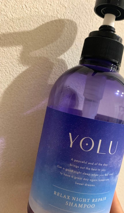 リラックスナイトリペア シャンプー/トリートメント/YOLU/市販シャンプーを使ったクチコミ(1枚目)