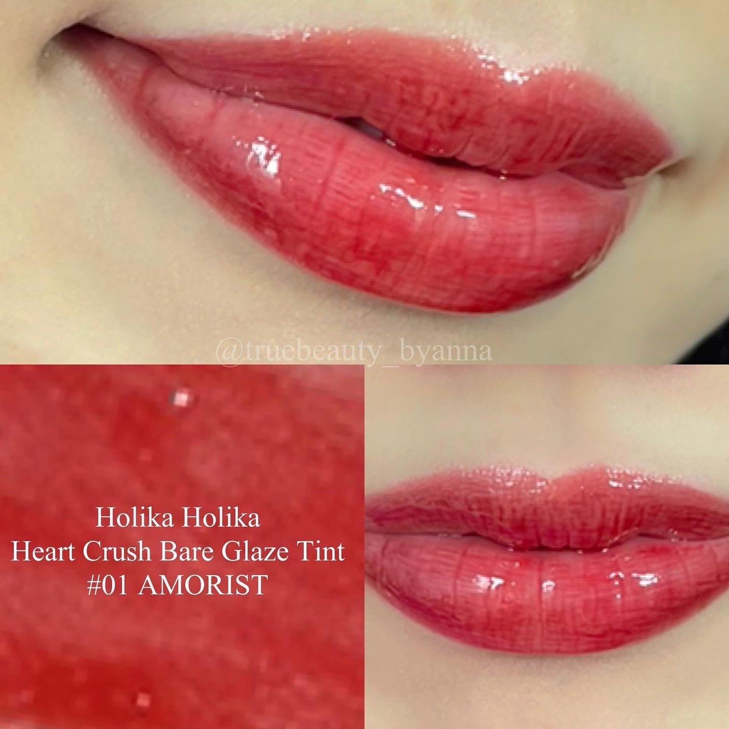 ハートクラッシュ ベアグレイズティント/HOLIKA HOLIKA/リップティントを使ったクチコミ(3枚目)