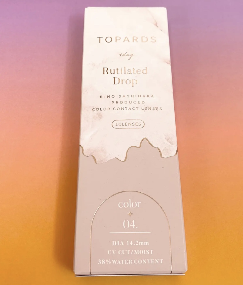 TOPARDS 1day ルチルドロップ/TOPARDS/ワンデー（１DAY）カラコンを使ったクチコミ（1枚目）