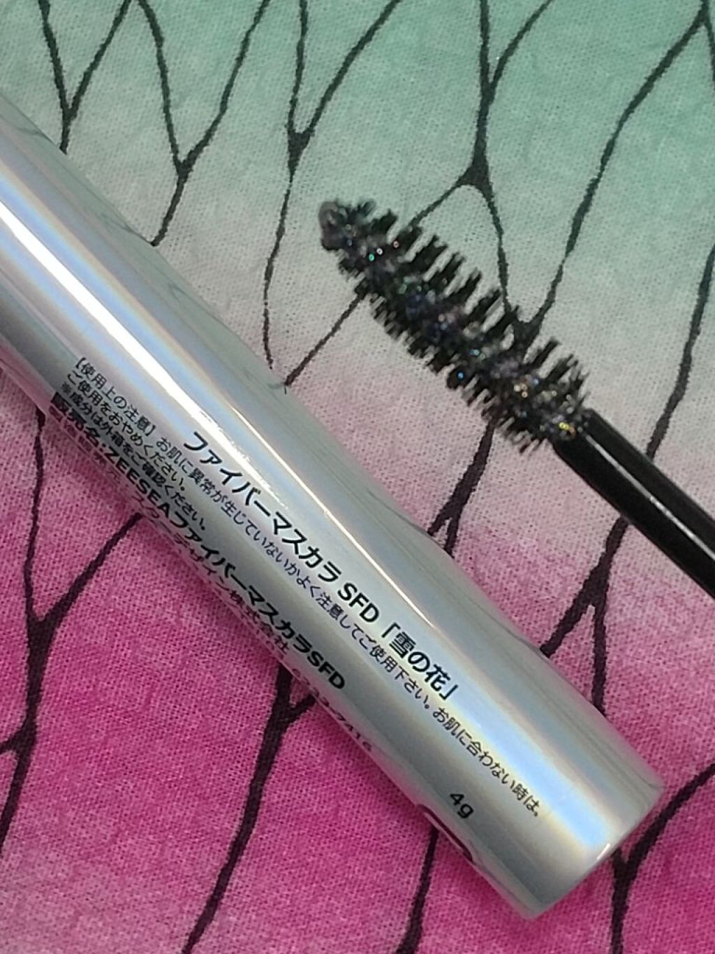 ダイヤモンドシリーズ カラーマスカラ ブラック/ZEESEA/マスカラを使ったクチコミ（3枚目）