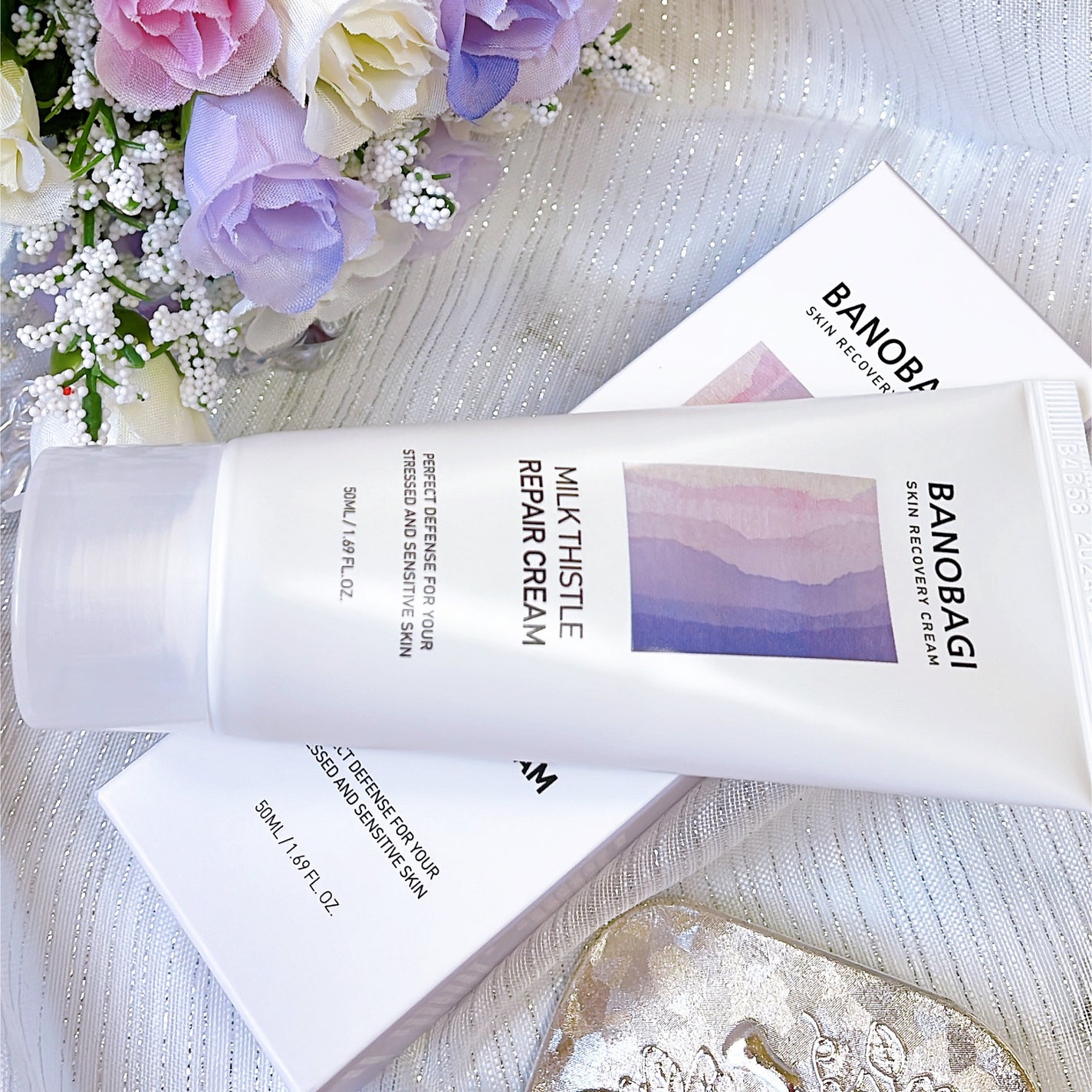 ミルクシスル リペアクリーム/BANOBAGI/フェイスクリームを使ったクチコミ(3枚目)