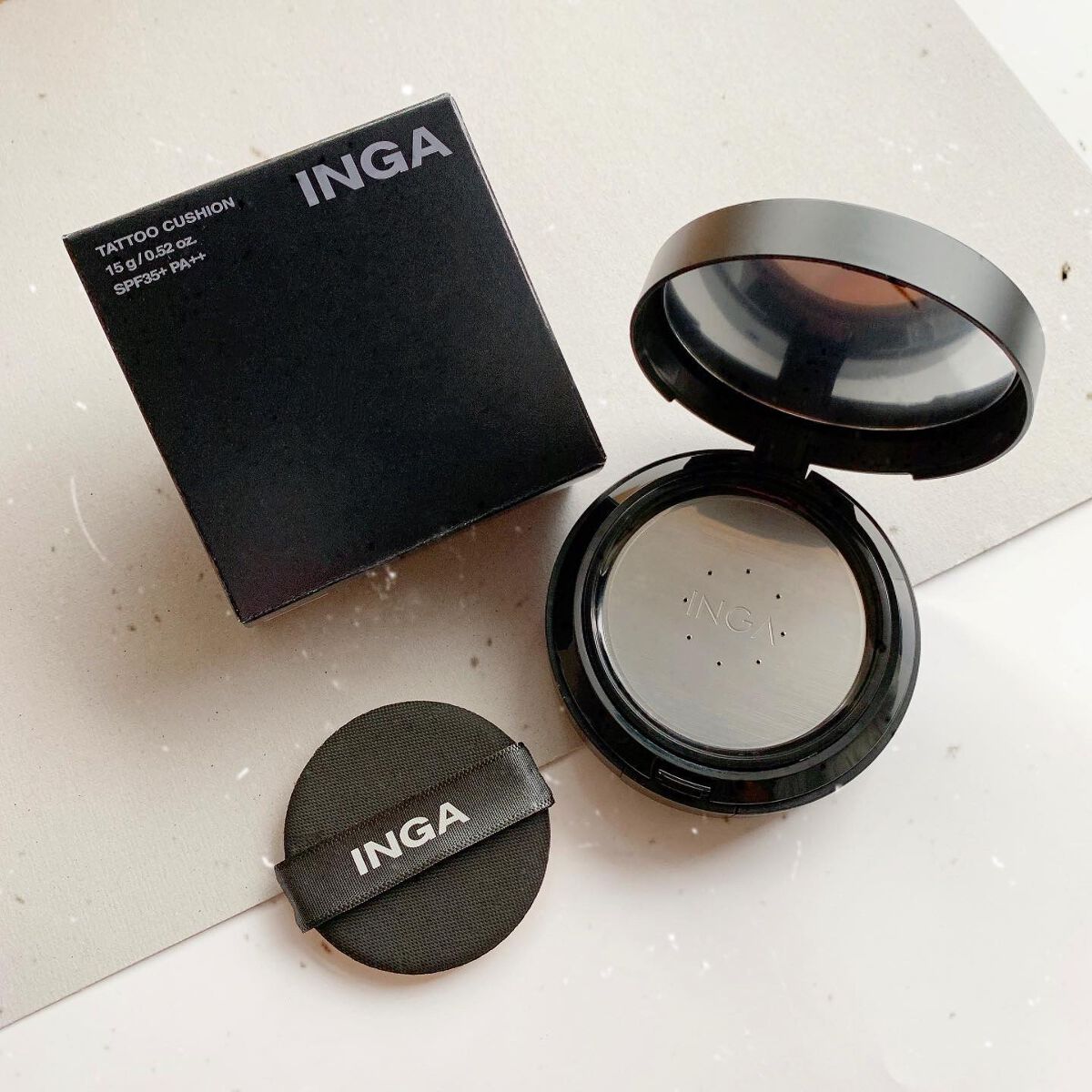 タトゥークッションファンデーション N22 ニュートラルベージュ/INGA/クッションファンデーションを使ったクチコミ（1枚目）