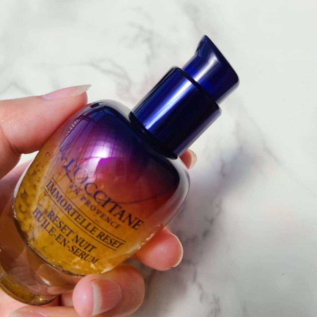 イモーテル オーバーナイトリセットセラム/L'OCCITANE/美容液を使ったクチコミ（2枚目）