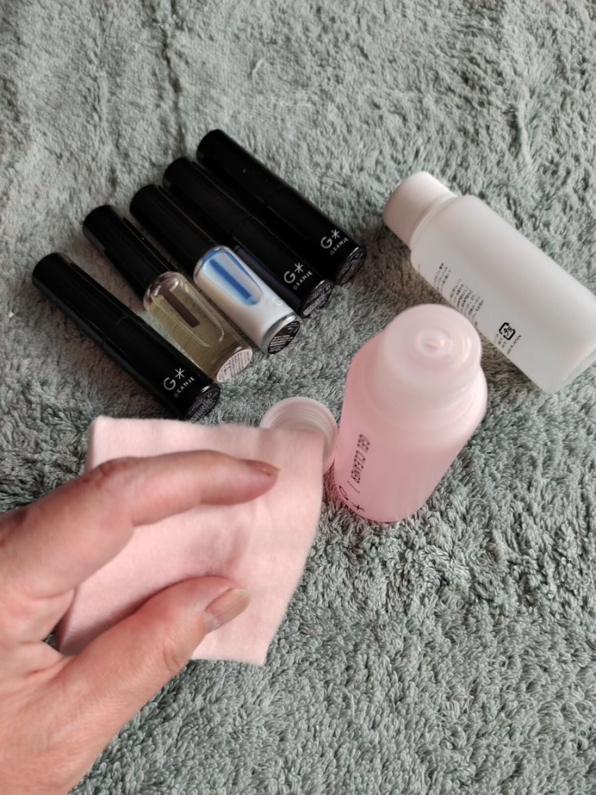 GEL POLISH SET + 1 COLOR GEL POLISH /GRANJE/ネイル用品を使ったクチコミ(2枚目)