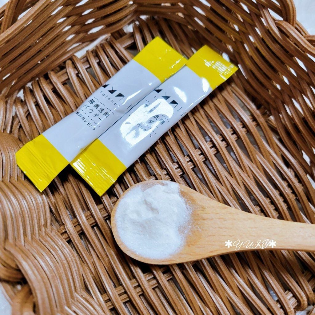 ととのい 酵素洗顔パウダー 瀬戸内レモン/totonoi/洗顔パウダーを使ったクチコミ(4枚目)