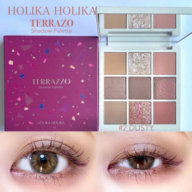 TERRAZZO Shadow palette/HOLIKA HOLIKA/アイシャドウパレットを使ったクチコミ（1枚目）