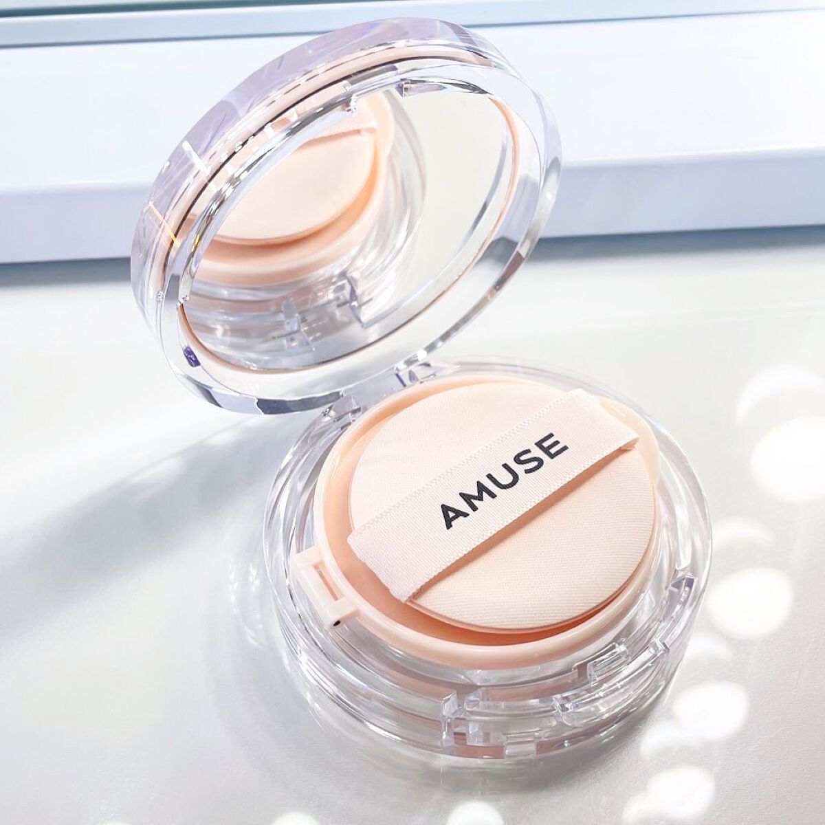 スキンチューンヴィーガンカバークッション 01 フェアチューン/AMUSE/クッションファンデーションを使ったクチコミ（1枚目）