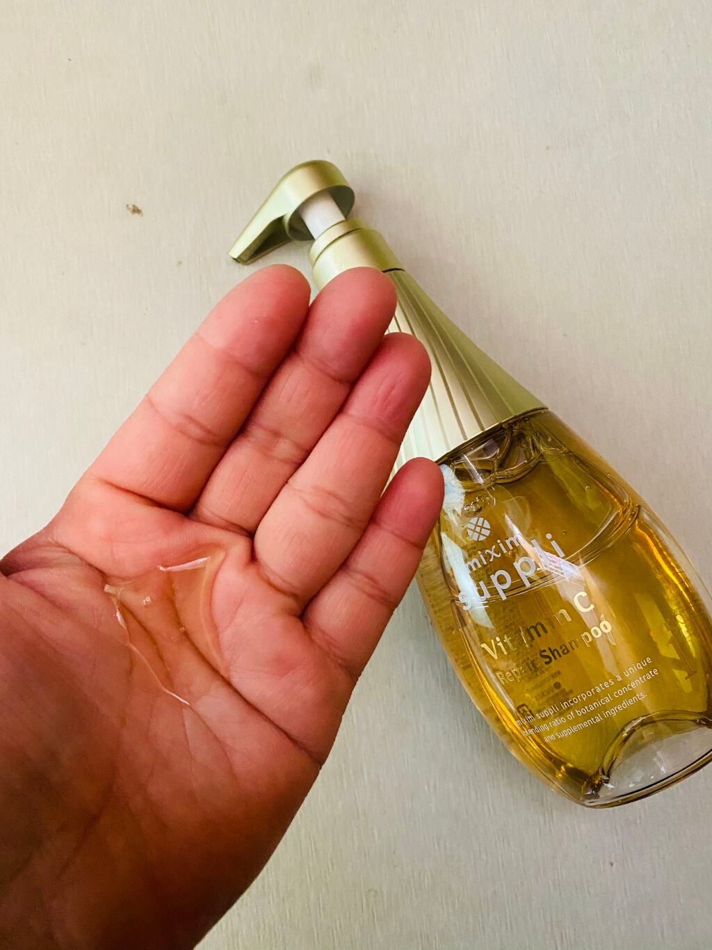 ビタミン リペアシャンプー/コラーゲン リペアヘアトリートメント/mixim suppli/市販シャンプーを使ったクチコミ(1枚目)