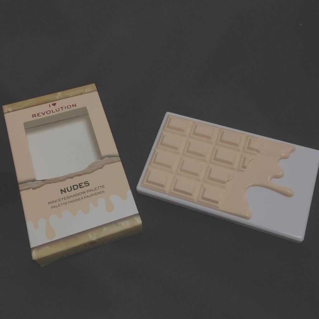 ミニチョコレートアイシャドウパレット ヌード/MAKEUP REVOLUTION/アイシャドウパレットを使ったクチコミ（1枚目）