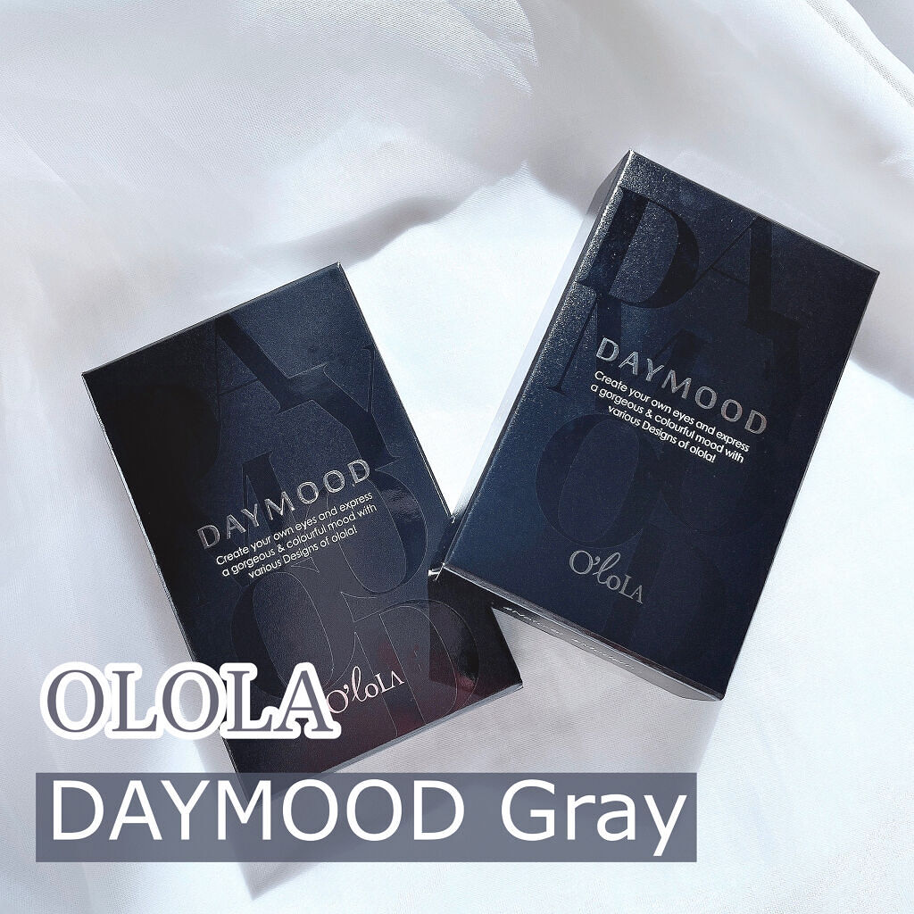 デームードグレーマンスリー (DAYMOOD GRAY monthly)/OLOLA/１ヶ月（１MONTH）カラコンを使ったクチコミ（2枚目）