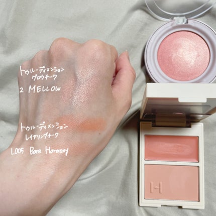 トゥルーディメンショングロウチーク/hince/パウダーチークを使ったクチコミ(4枚目)