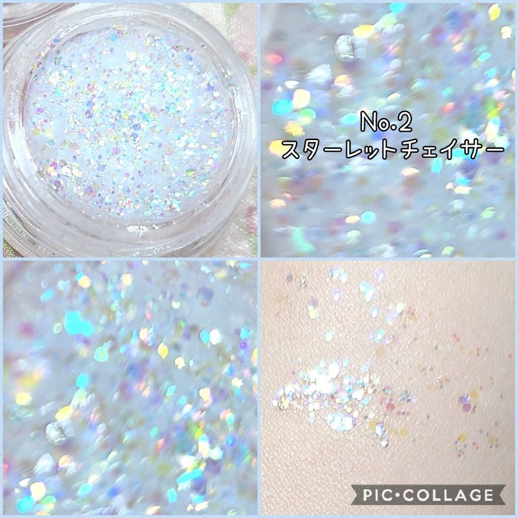 ゲットルーズグリッタージェル/unleashia/グリッターを使ったクチコミ(2枚目)