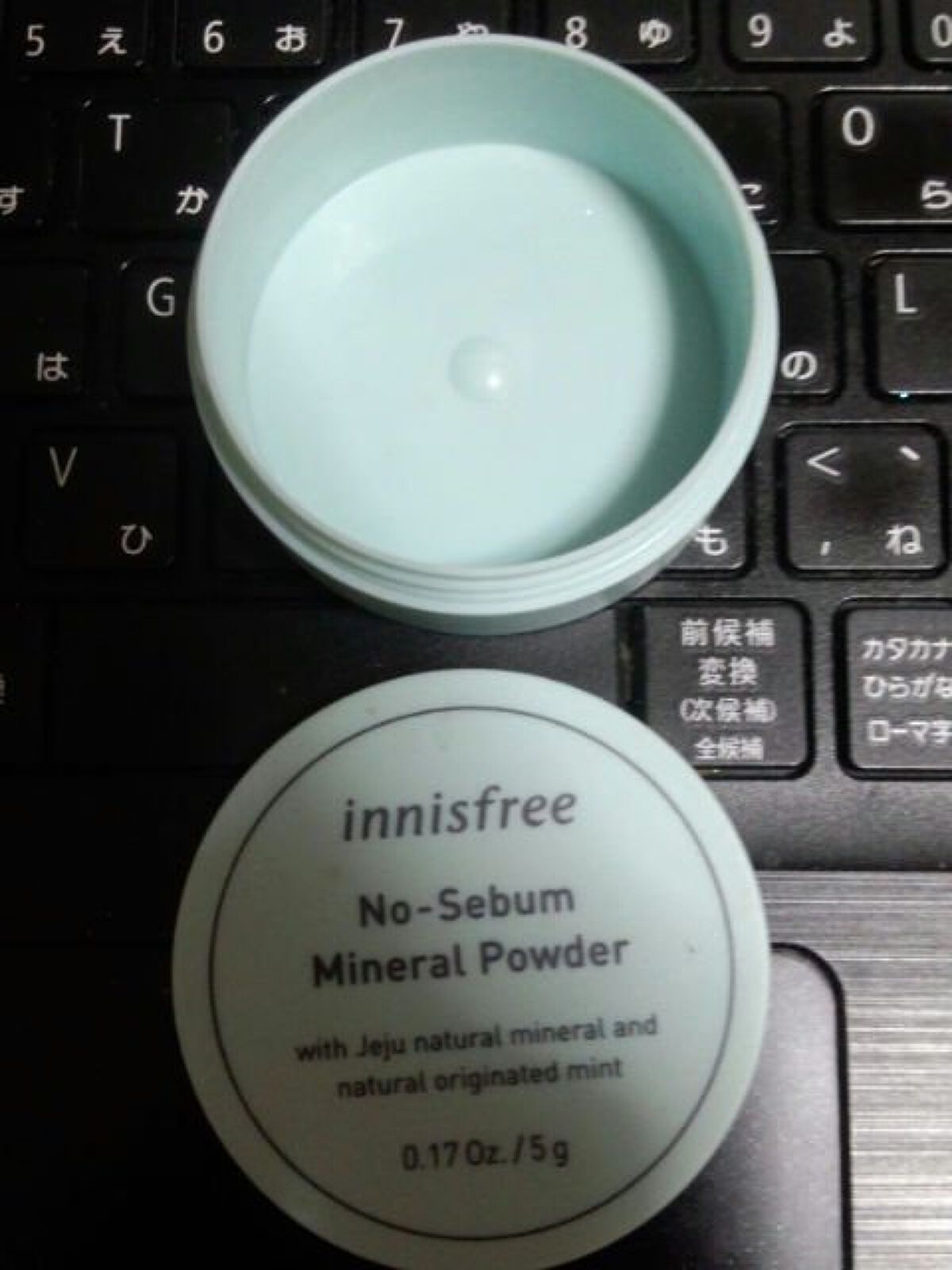 ノーセバム　ミネラルパウダー　N/innisfree/ルースパウダーを使ったクチコミ（2枚目）