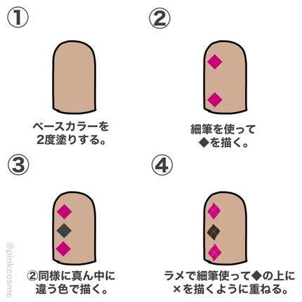 カラフルネイルズ/キャンメイク/マニキュアを使ったクチコミ(6枚目)