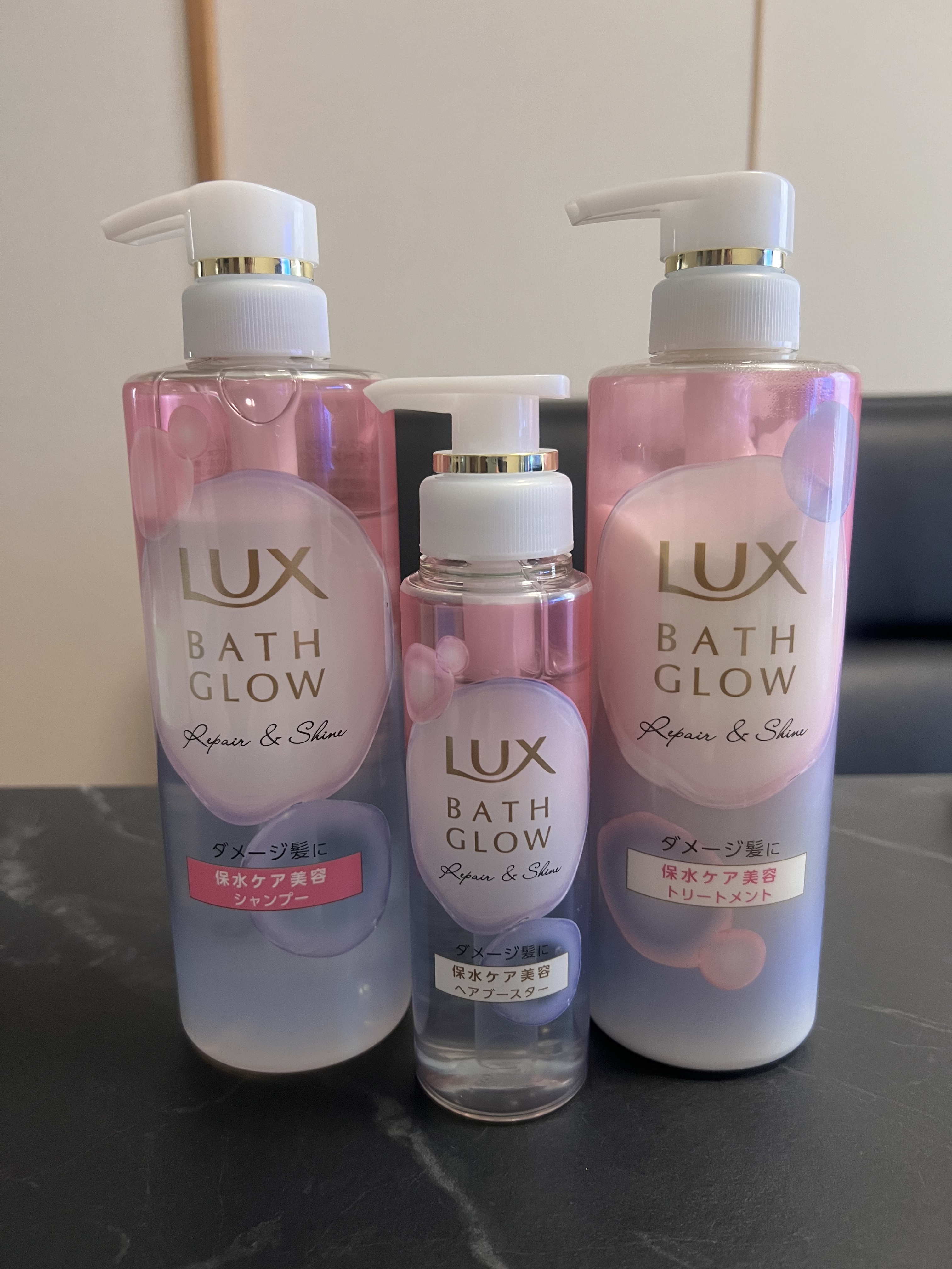 バスグロウ リペア&シャイン シャンプー / トリートメント/LUX/市販シャンプーを使ったクチコミ（1枚目）