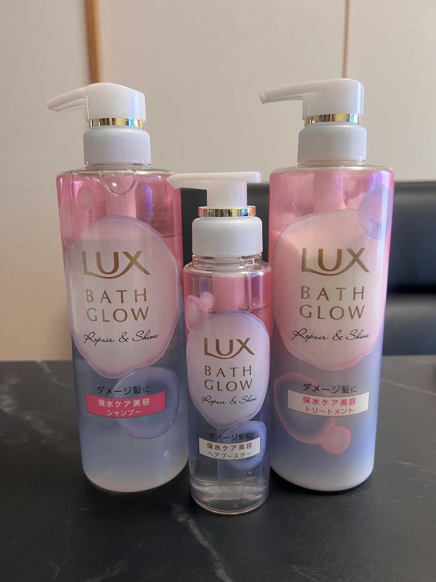 バスグロウ リペア&シャイン シャンプー / トリートメント/LUX/市販シャンプーを使ったクチコミ(1枚目)