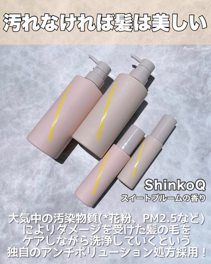 SQ アンチポリューションヘアジュレミスト/ShinkoQ/ヘアミストを使ったクチコミ(2枚目)