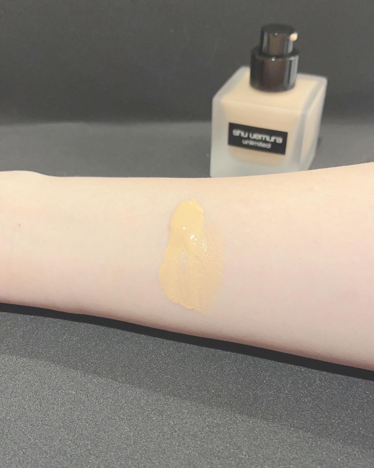 （旧）アンリミテッド ラスティング フルイド/shu uemura/リキッドファンデーションを使ったクチコミ（2枚目）