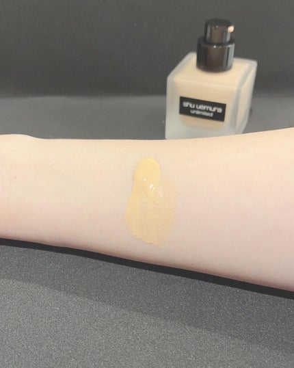 (旧)アンリミテッド ラスティング フルイド/shu uemura/リキッドファンデーションを使ったクチコミ(2枚目)