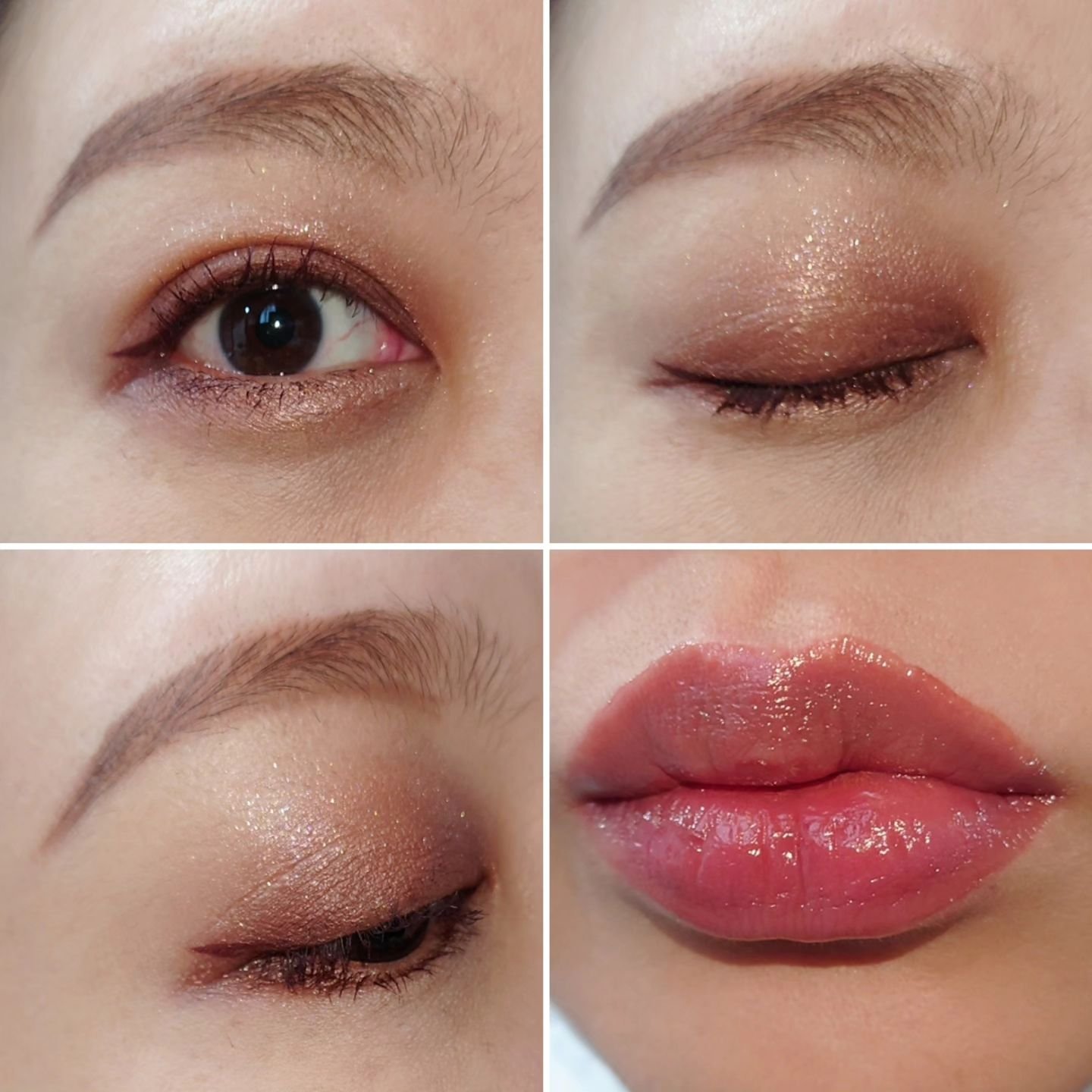 ニュアンスカラーアイズ 103 ウォームピンク/Enamor/アイシャドウパレットを使ったクチコミ（2枚目）