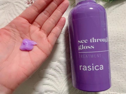 シースルーグロスシャンプー/トリートメント/rasica/市販シャンプーを使ったクチコミ(4枚目)