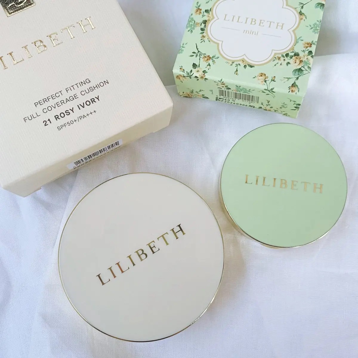 ミニパーフェクトフルカバレッジクッション/LILIBETH/クッションファンデーションを使ったクチコミ（1枚目）