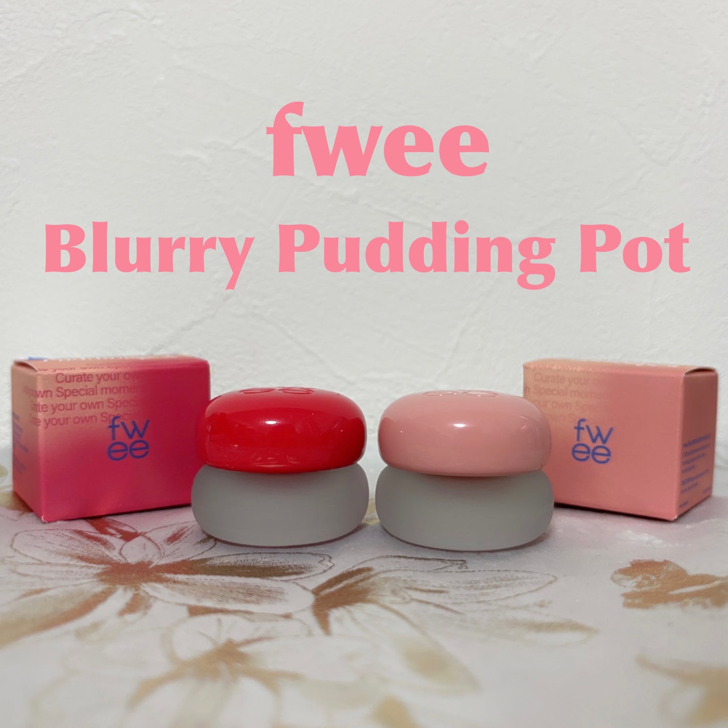 リップアンドチーク ブラーリープリンポット/fwee/口紅を使ったクチコミ(5枚目)