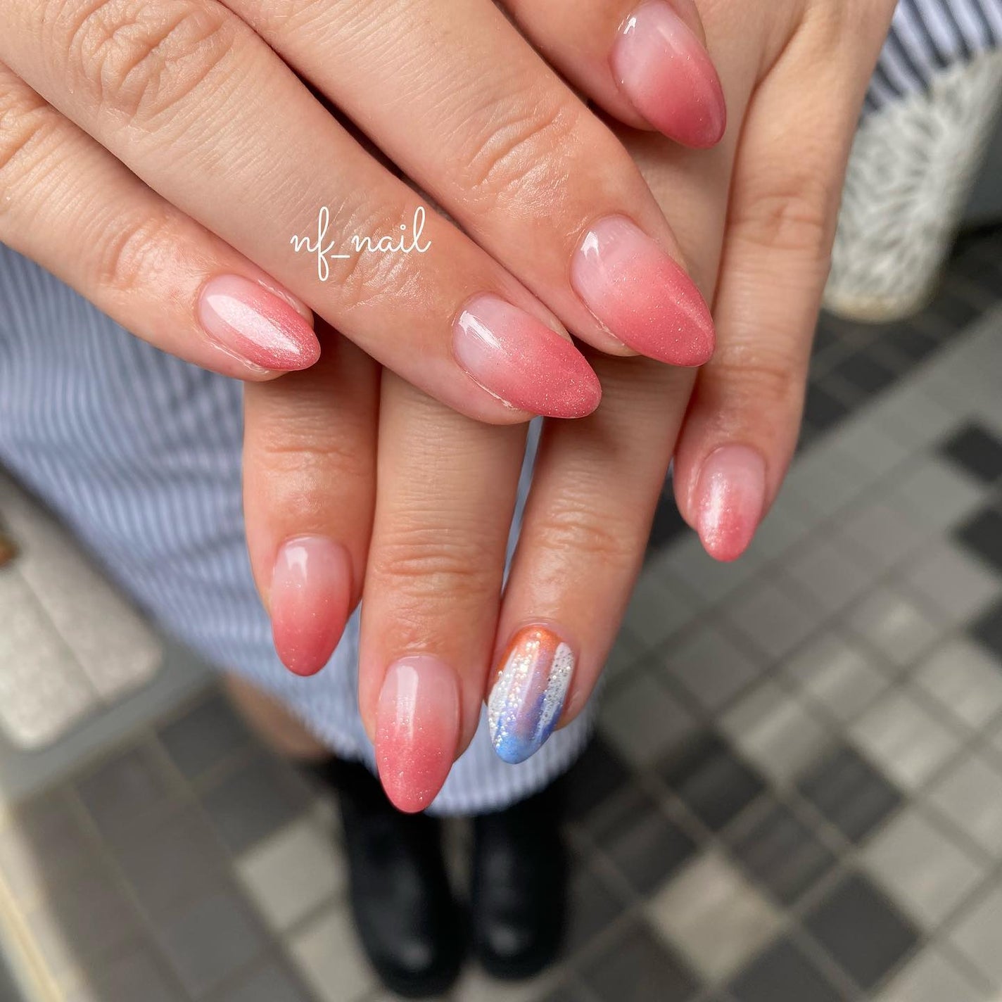 Natsumi◎nailist on LIPS 「nuance..#ネイル#ネイルデザイン#ネイルアート#シ..」(1枚目)