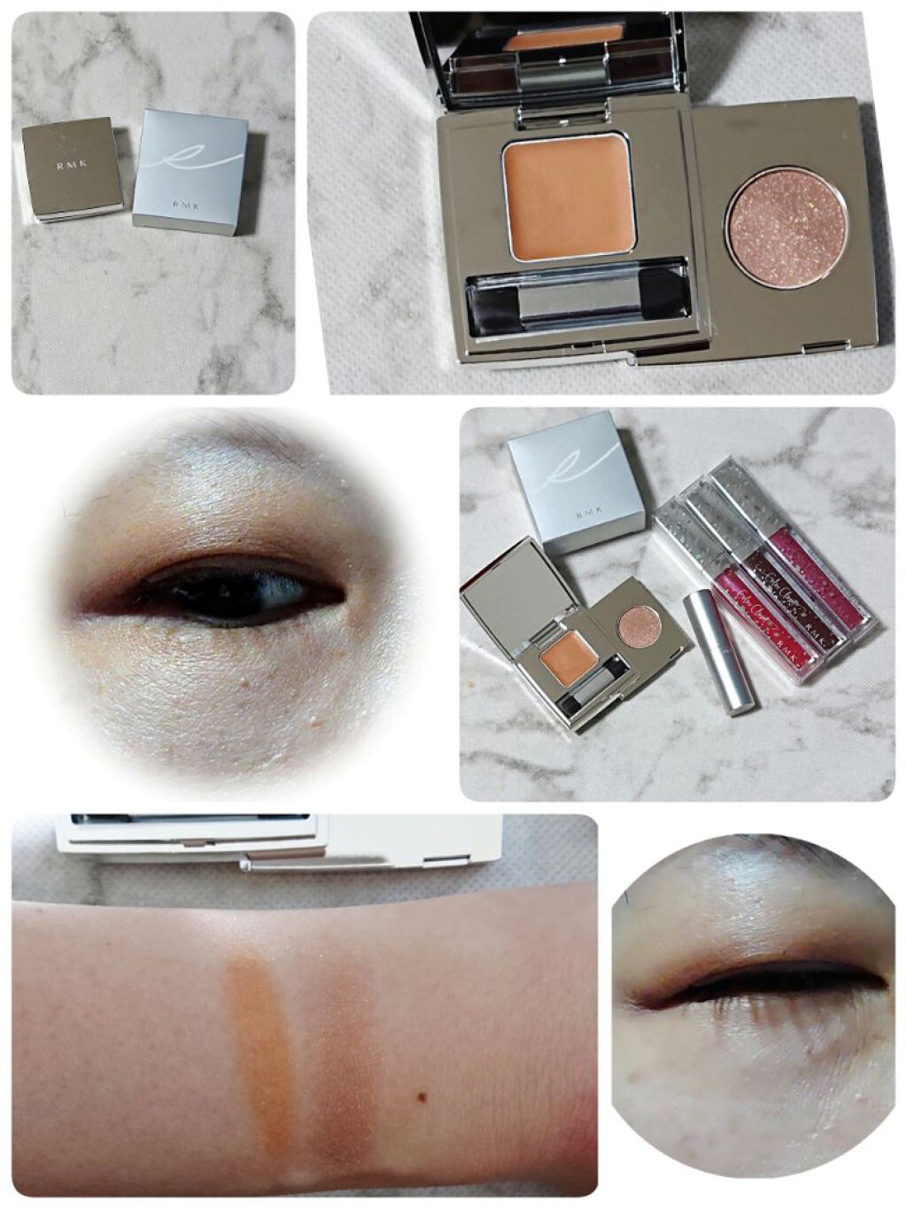 ザ ベージュライブラリー アイシャドウデュオ/RMK/ジェル・クリームアイシャドウを使ったクチコミ（3枚目）