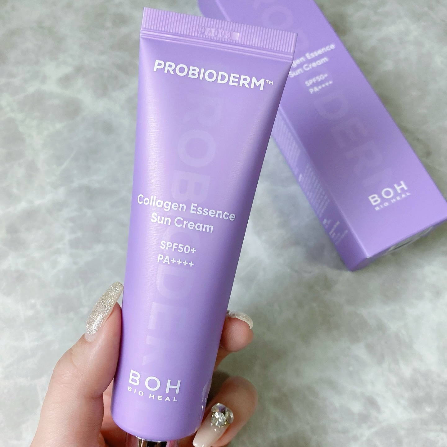 バイオヒールボ プロバイオダーム™ コラーゲン エッセンス サンクリーム/BIOHEAL BOH/日焼け止めローションを使ったクチコミ（1枚目）