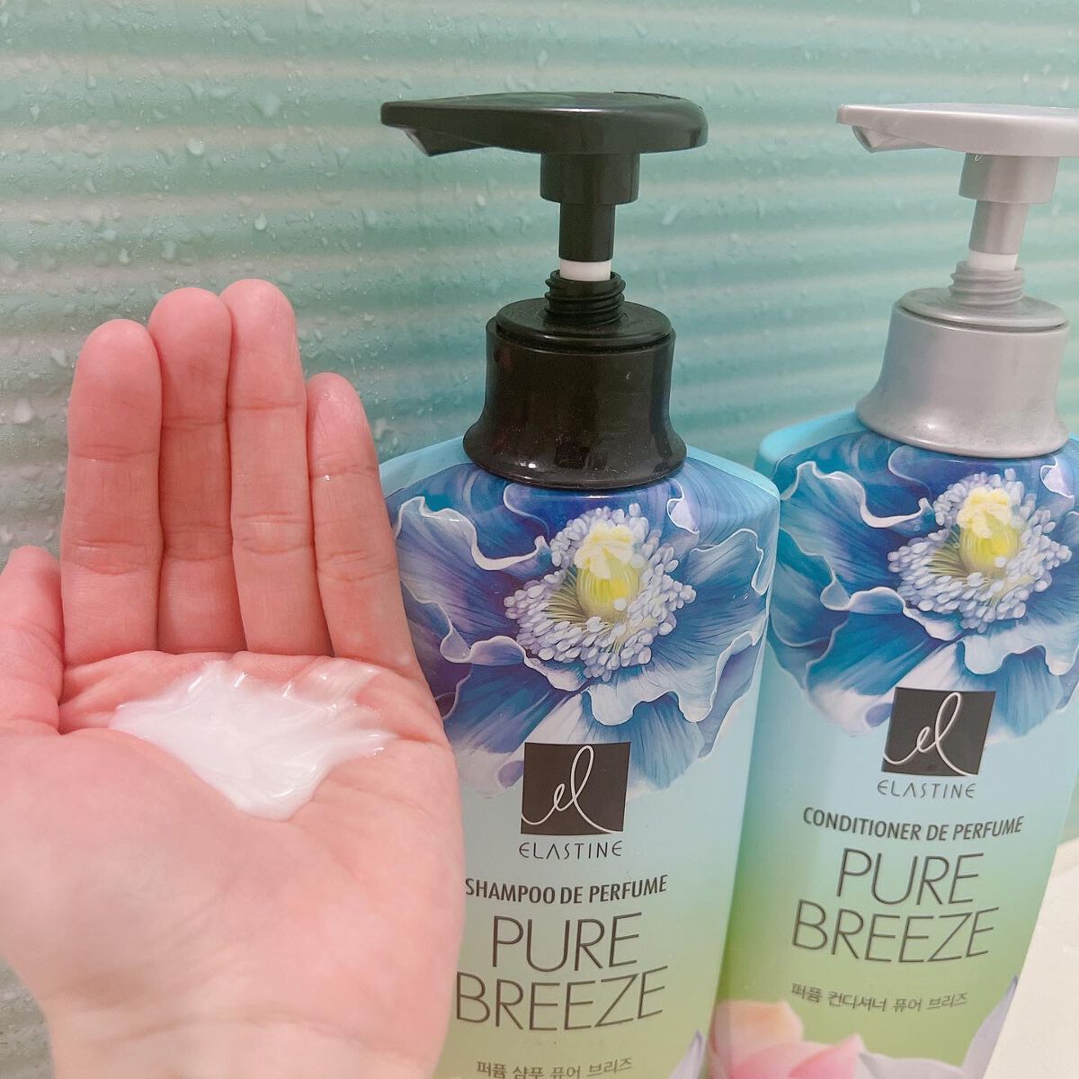 Perfume PURE BREEZE シャンプー/コンディショナー/ELASTINE/シャンプー・コンディショナーを使ったクチコミ(5枚目)