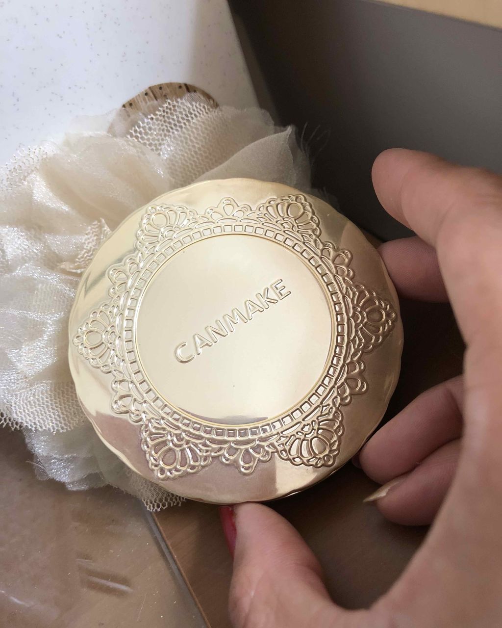 【旧品】マシュマロフィニッシュパウダー/キャンメイク/プレストパウダーを使ったクチコミ(1枚目)