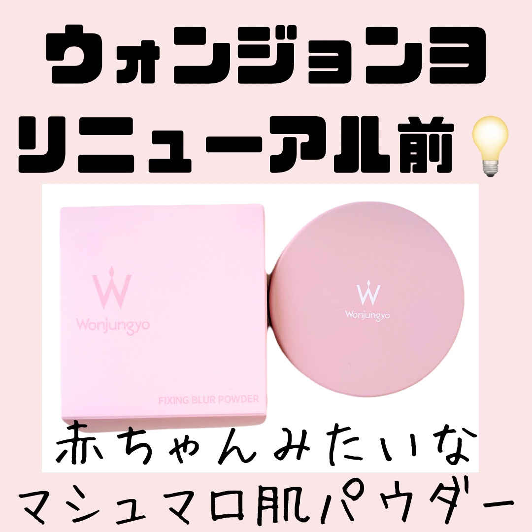 ウォンジョンヨ フィクシングブラーパウダー N 02 プレーンベージュ/Wonjungyo/ルースパウダーを使ったクチコミ（1枚目）