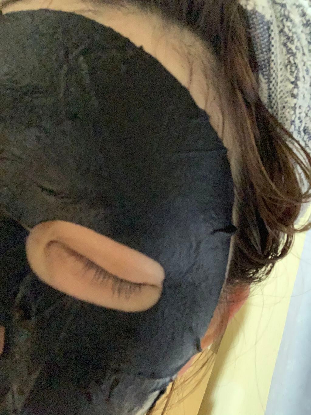 ピュアブラック アクアモイスチャー シートマスク/ALFACE+/シートマスク・パックを使ったクチコミ(1枚目)