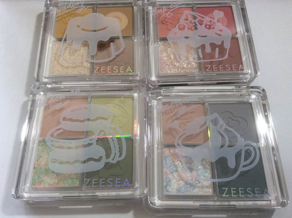 ZEESEAデザートコレクション４カラーアイシャドウパレット/ZEESEA/アイシャドウパレットを使ったクチコミ（3枚目）