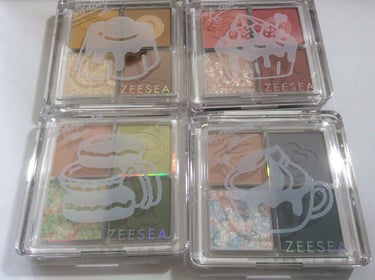 ZEESEAデザートコレクション４カラーアイシャドウパレット #01マンゴープリン/ZEESEA/アイシャドウパレットを使ったクチコミ（3枚目）