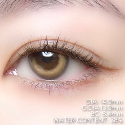 ヌンムルブラウン/LENSME/カラーコンタクトレンズを使ったクチコミ(8枚目)