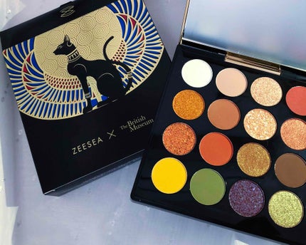 大英博物館 エジプトシリーズ アイシャドウパレット/ZEESEA/アイシャドウパレットを使ったクチコミ(2枚目)