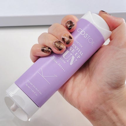 トーンアップUVカットクリーム/COSTOK/日焼け止め・UVケアを使ったクチコミ(4枚目)