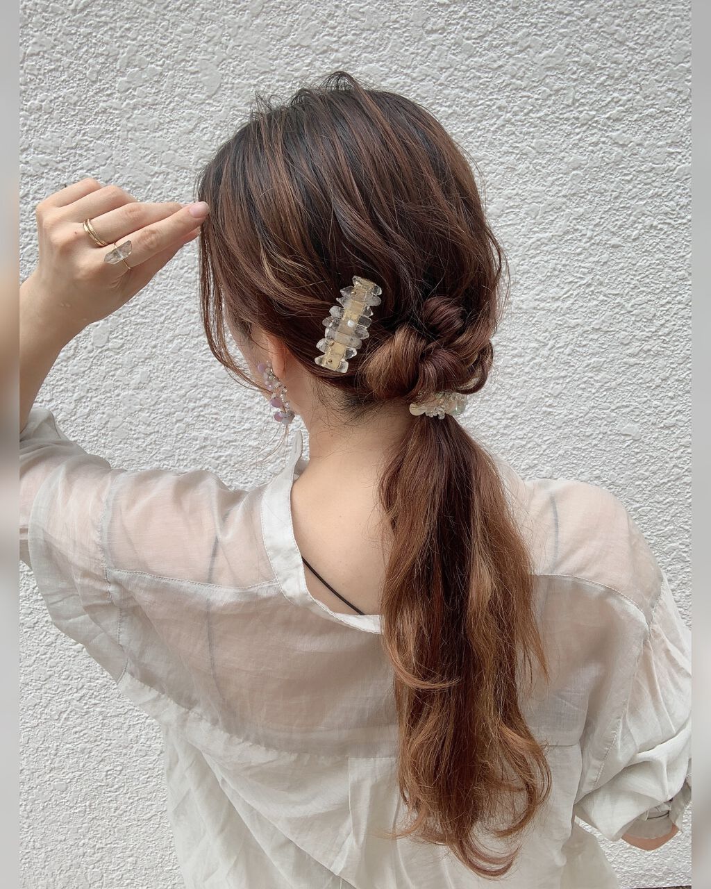 PUバンド/FLORA/ヘアアクセサリーを使ったクチコミ(4枚目)