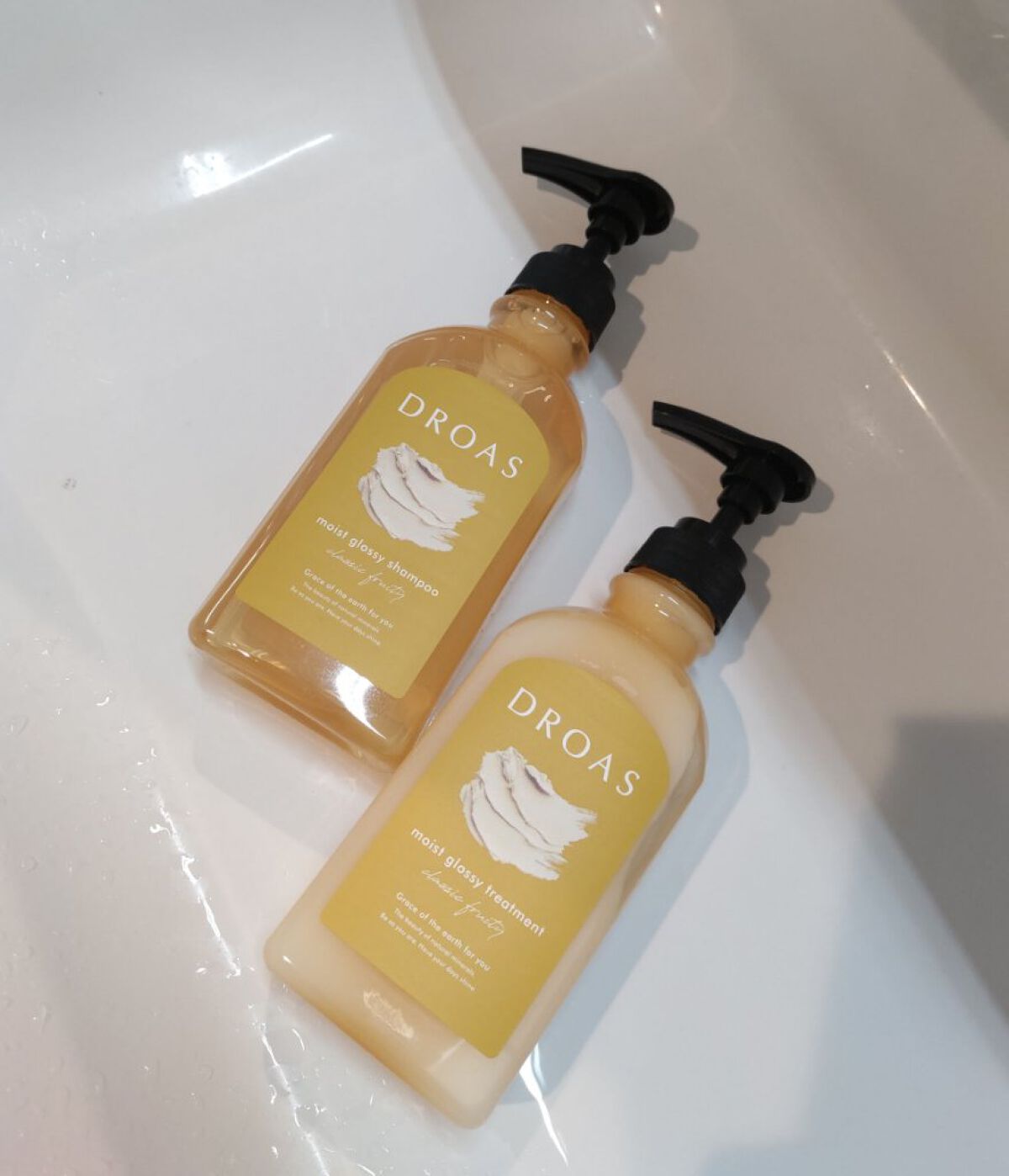 モイストグロッシーシャンプー/トリートメント トリートメント 400g/DROAS/市販シャンプーを使ったクチコミ（1枚目）