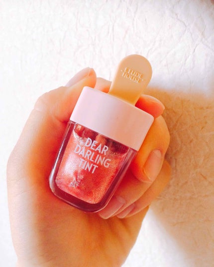 ディアダーリン ウォータージェルティント (アイスティント)/ETUDE/口紅を使ったクチコミ(1枚目)